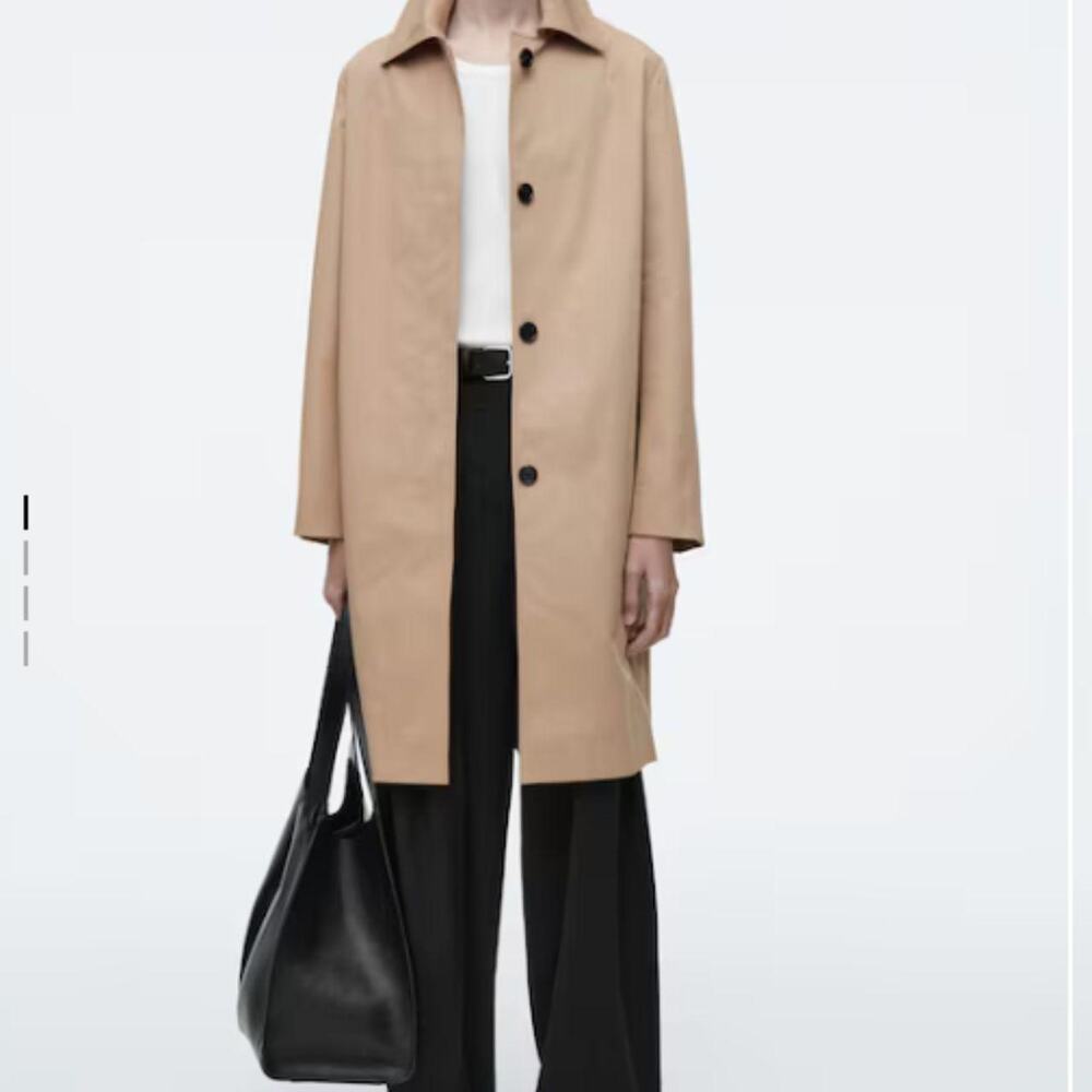 Cos cotton trench car